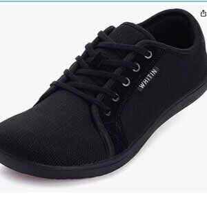 Minimalist Barefoot Shoes, zero Drop Soles,Black, Women's 6